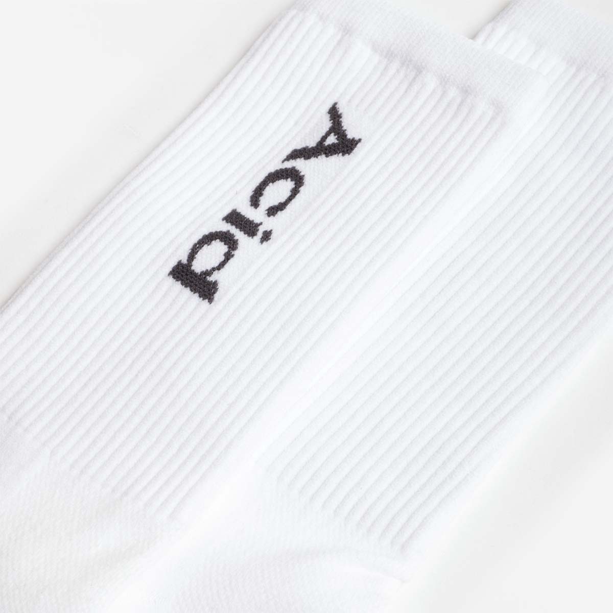 Acid Running Logo Socks, White, Detail Shot 3