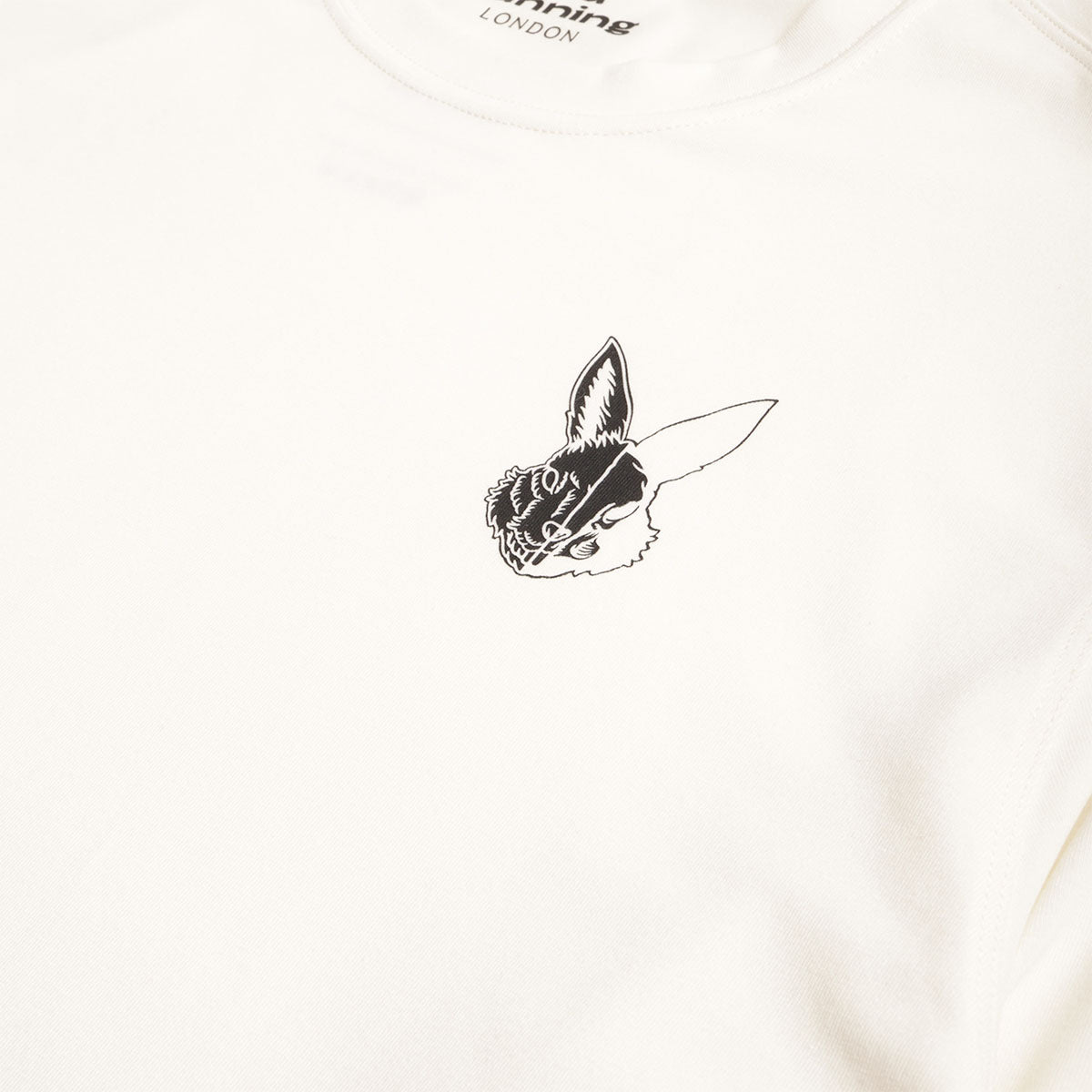 Acid Running Long Sleeve T-Shirt, Bone, Detail Shot 2