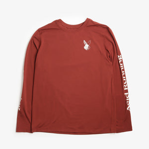 Acid Running Long Sleeve T-Shirt - Red