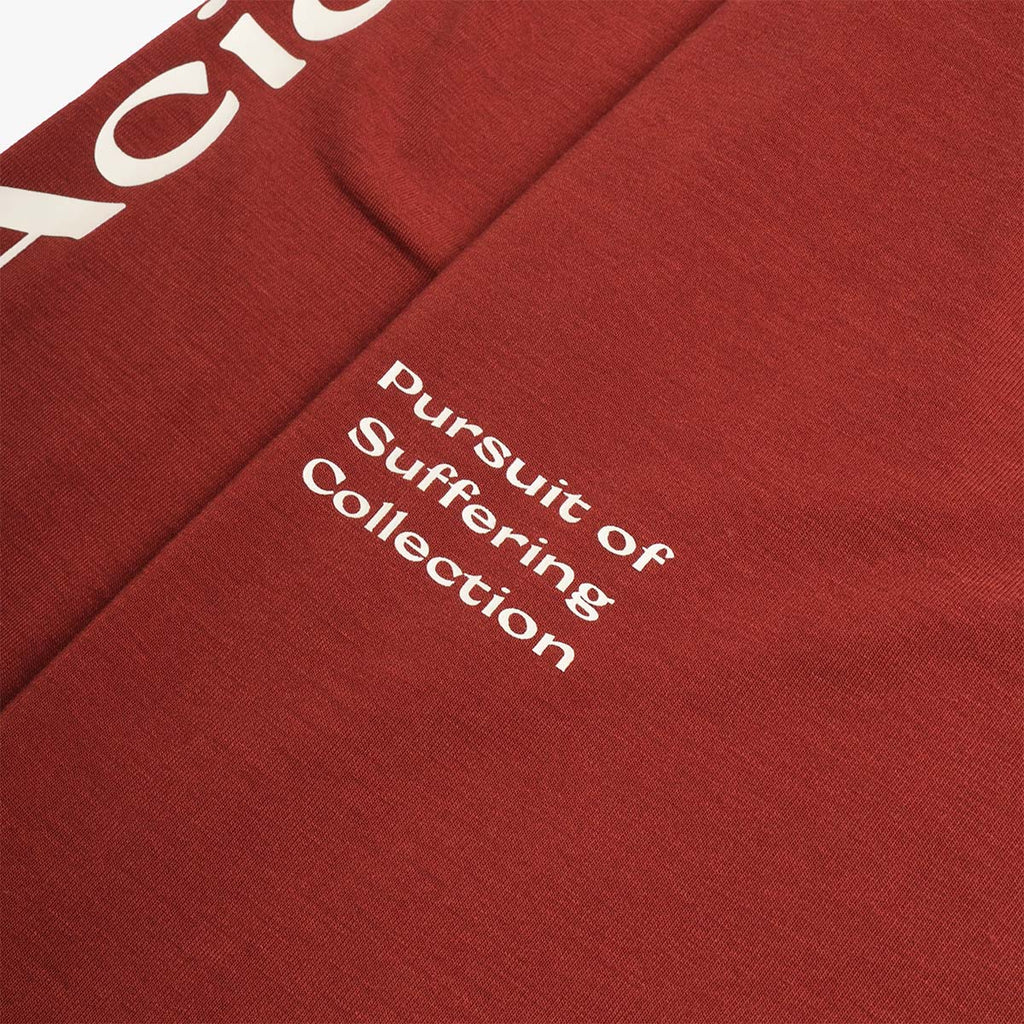Acid Running Long Sleeve T-Shirt, Fired Brick, Detail Shot 5