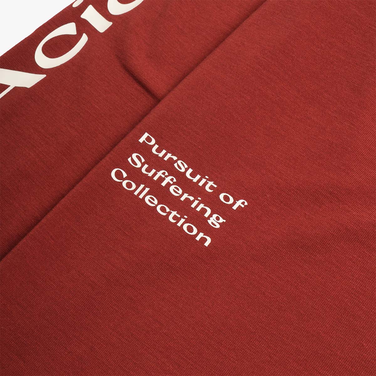 Acid Running Long Sleeve T-Shirt, Fired Brick, Detail Shot 5