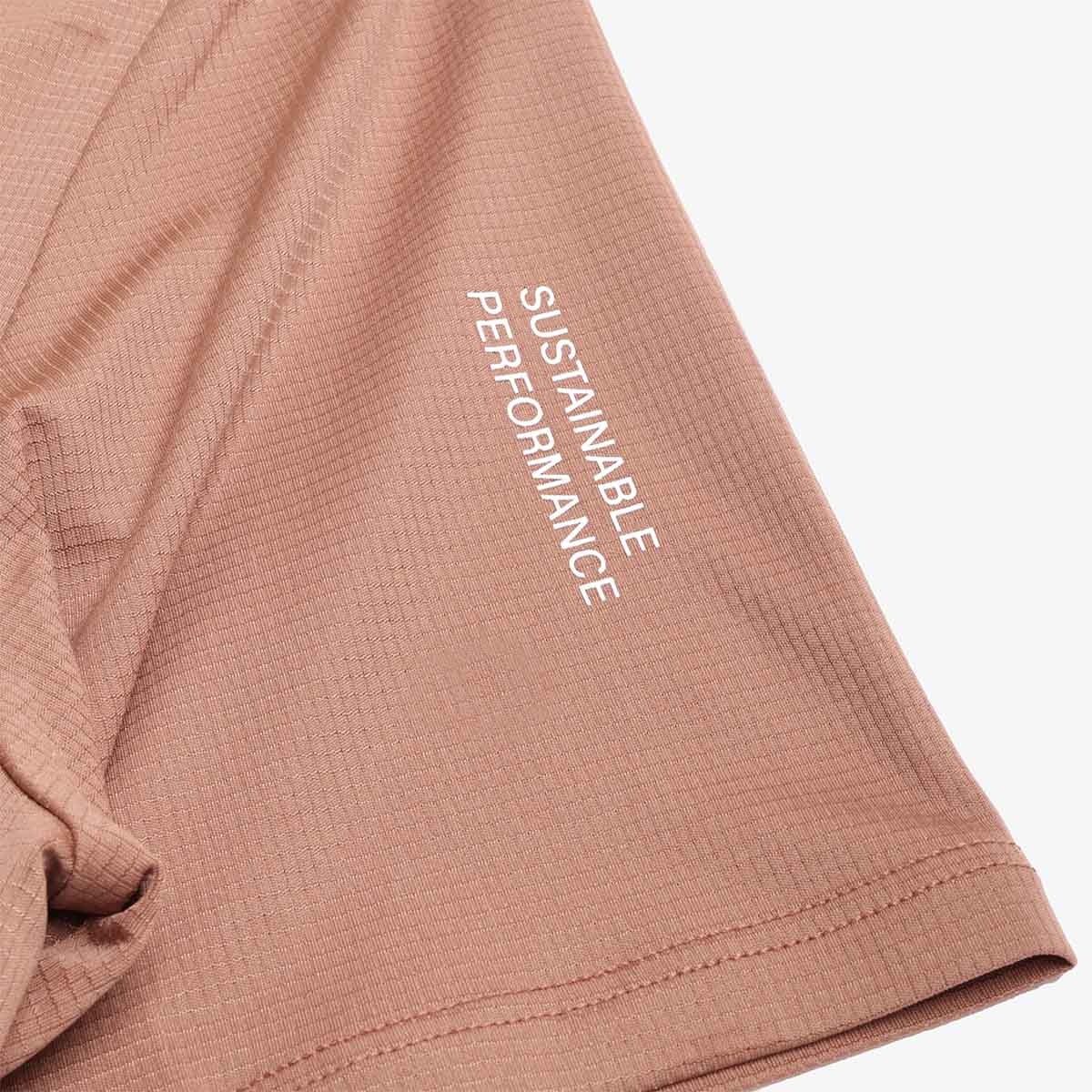 main ACT BioPerf T-Shirt, Terracotta, Detail Shot 3