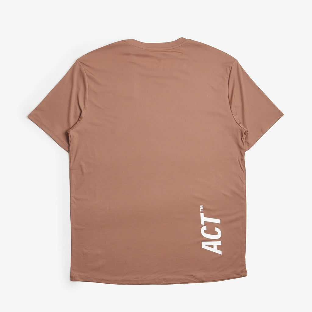 ACT BioPerf T-Shirt, Terracotta, Detail Shot 5