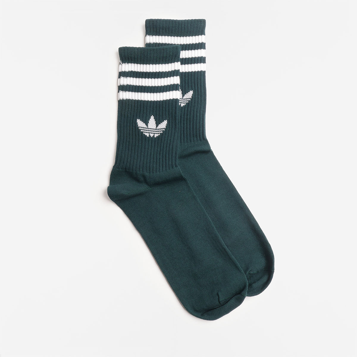 Adidas Originals 3 Stripes Crew Socks 3 Pairs, Maroon Aurora Ivy Cardboard, Detail Shot 2