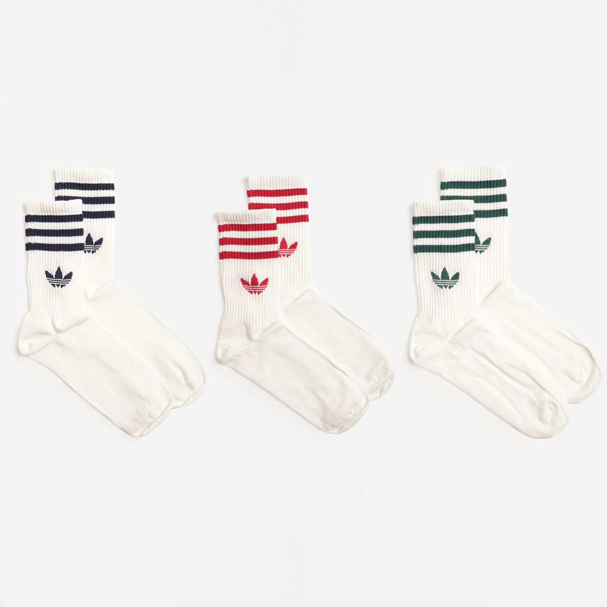 Adidas Originals 3-Stripes Crew Socks 3 Pack