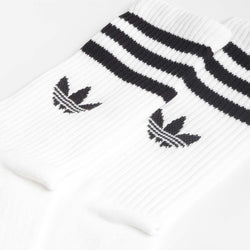 thumbnail Adidas Originals 3-Stripes Crew Socks 3 Pairs, White White White, Detail Shot 4