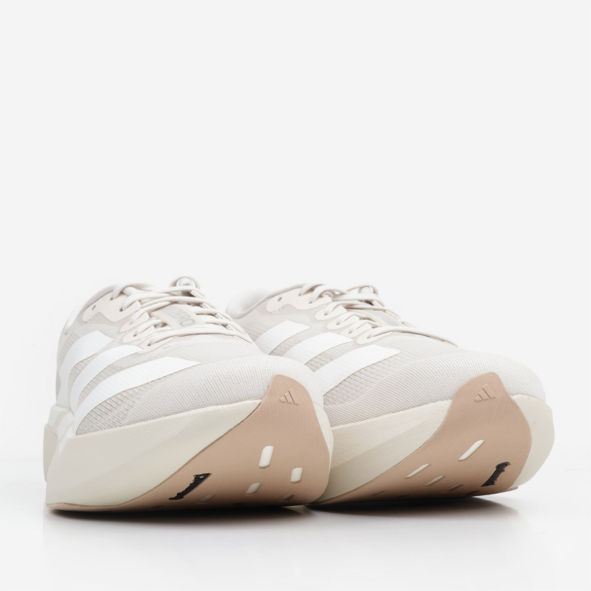 Adidas Originals Adizero Evo SL Shoes, Alumina Off White Warm Sandstone, Detail Shot 2