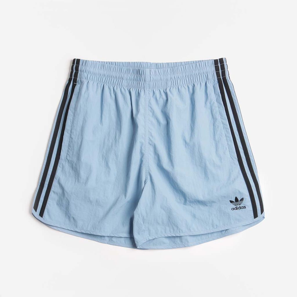 Adidas Originals Adicolour Classic Sprinter Shorts, Ash Blue Black, Detail Shot 1