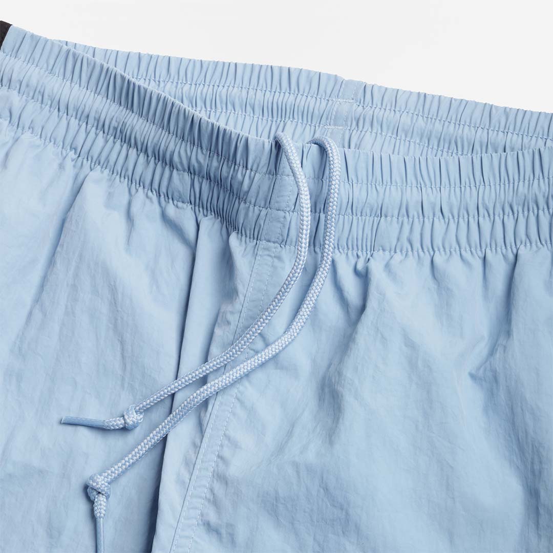Adidas Originals Adicolour Classic Sprinter Shorts, Ash Blue Black, Detail Shot 2