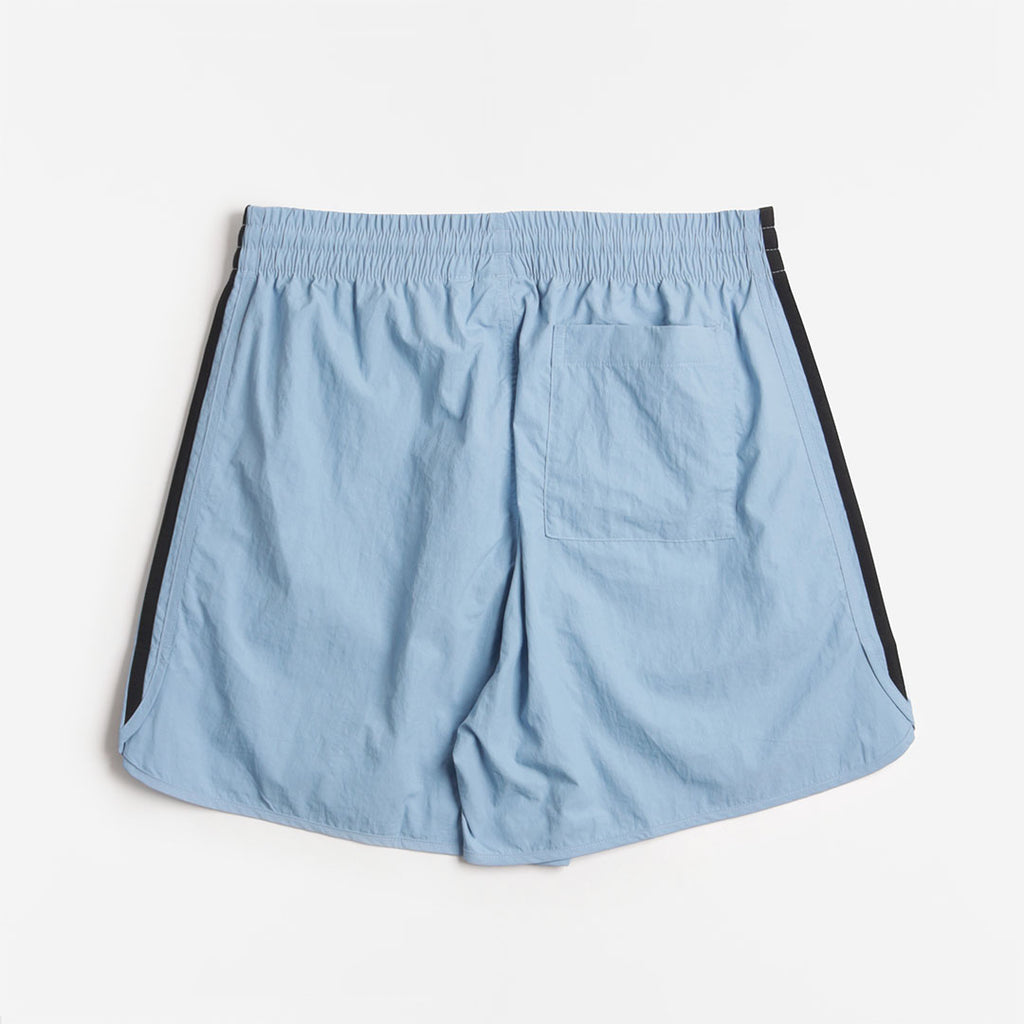 Adidas Originals Adicolour Classic Sprinter Shorts, Ash Blue Black, Detail Shot 5