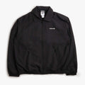 Adidas Originals Brushed Woven Track Top, Black, Detail Shot 1