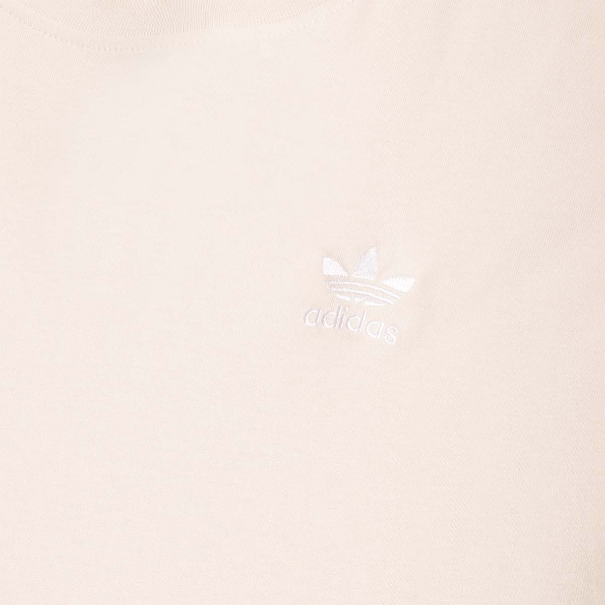 Adidas Originals Essentials Oversized T-Shirt, Wonder White, Detail Shot 2