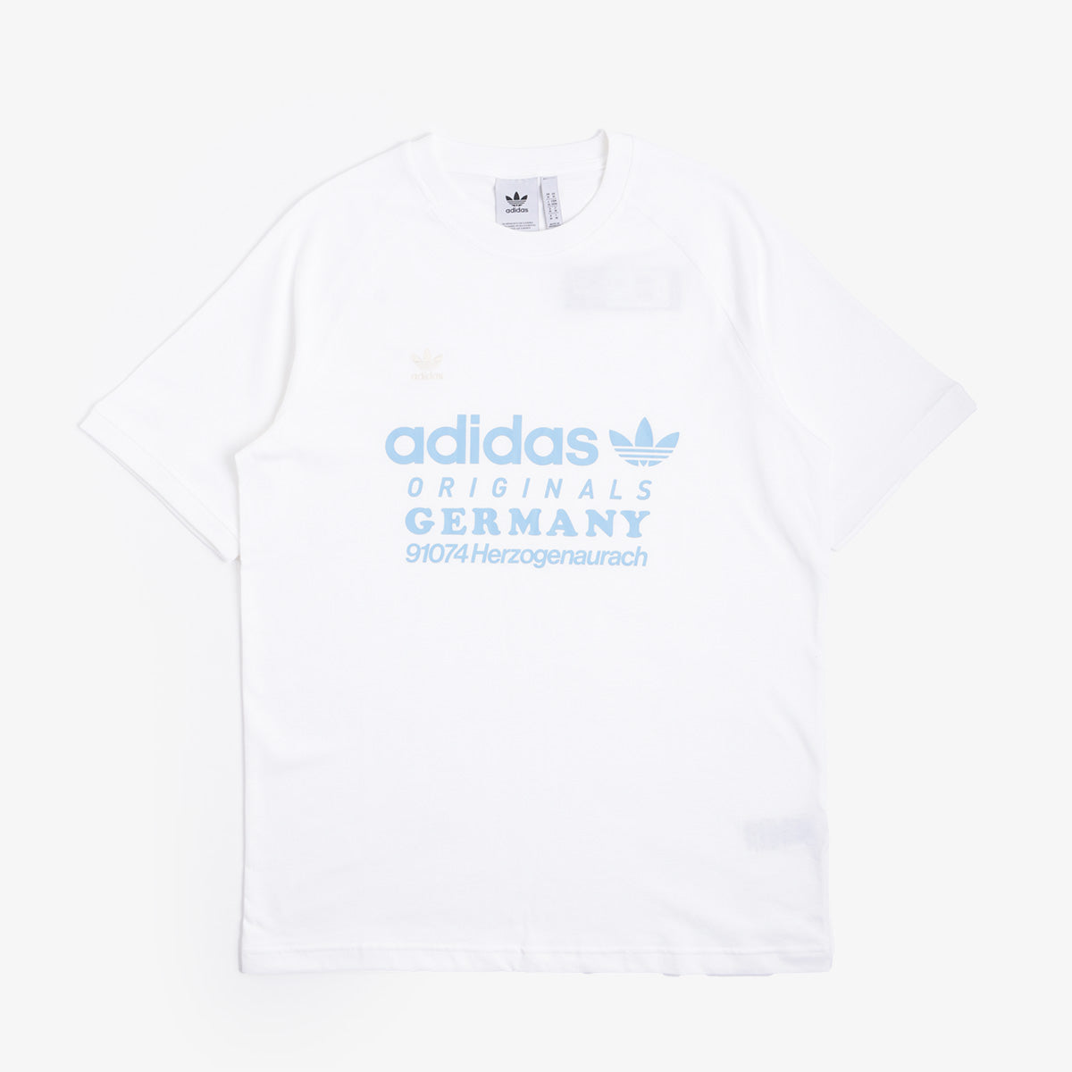 Adidas Originals GRF T-Shirt, White, Detail Shot 5