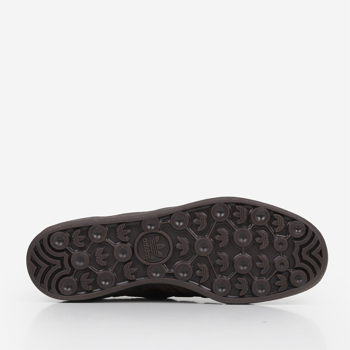 main Adidas Originals Gazelle Indoor Shoes, Dark Brown Dark Brown  Orbit Green, Detail Shot 2