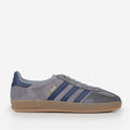 Adidas Originals Gazelle Indoor Shoes, Grey Night Indigo Grey Five, Detail Shot 1