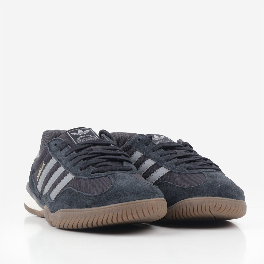 Adidas Originals Gazelle Sala Shoes, Core Black Grey Heather Gum 5, Detail Shot 2