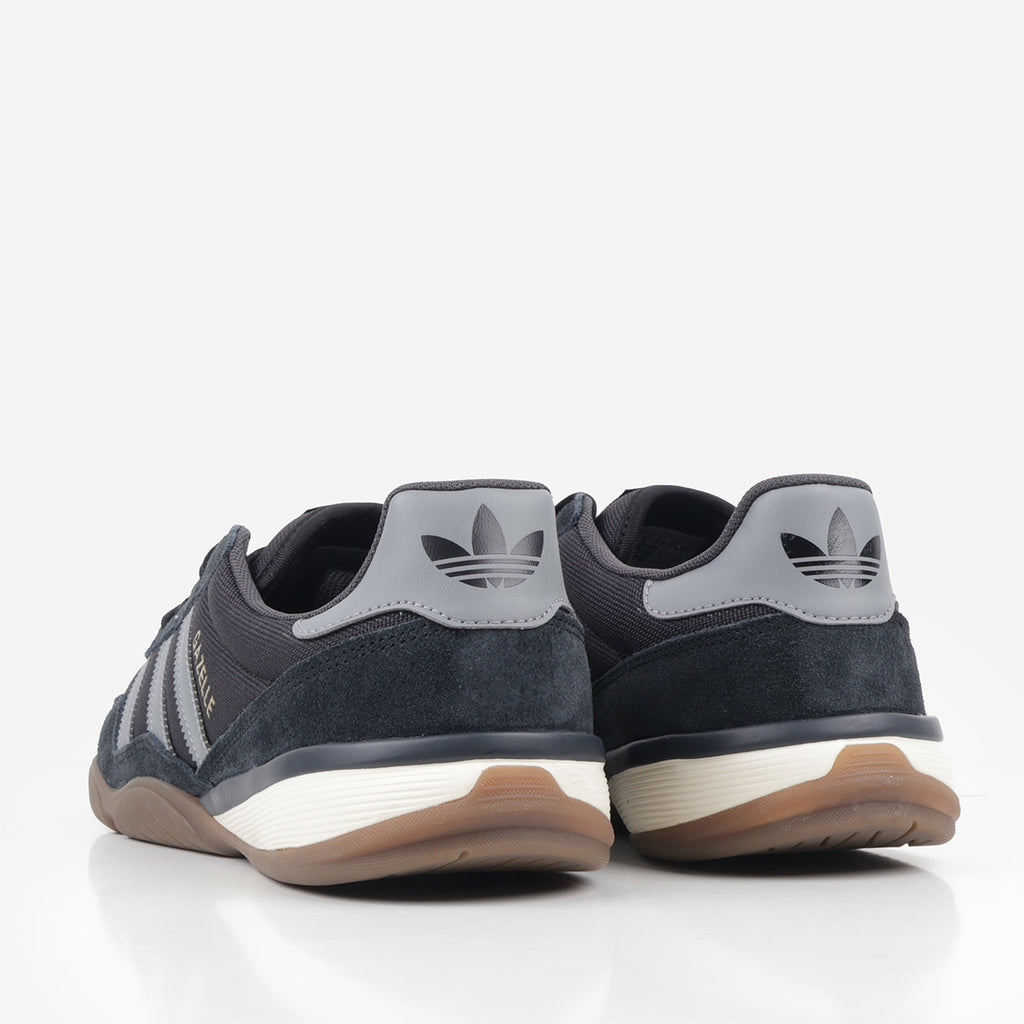 Adidas Originals Gazelle Sala Shoes, Core Black Grey Heather Gum 5, Detail Shot 3