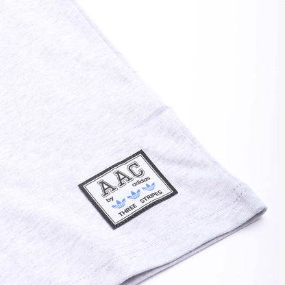 Adidas Originals Hack AAC T-Shirt, Light Grey Heather, Detail Shot 3