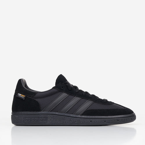 Adidas Originals Handball Spezial Shoes in Core Black Carbon, side profile