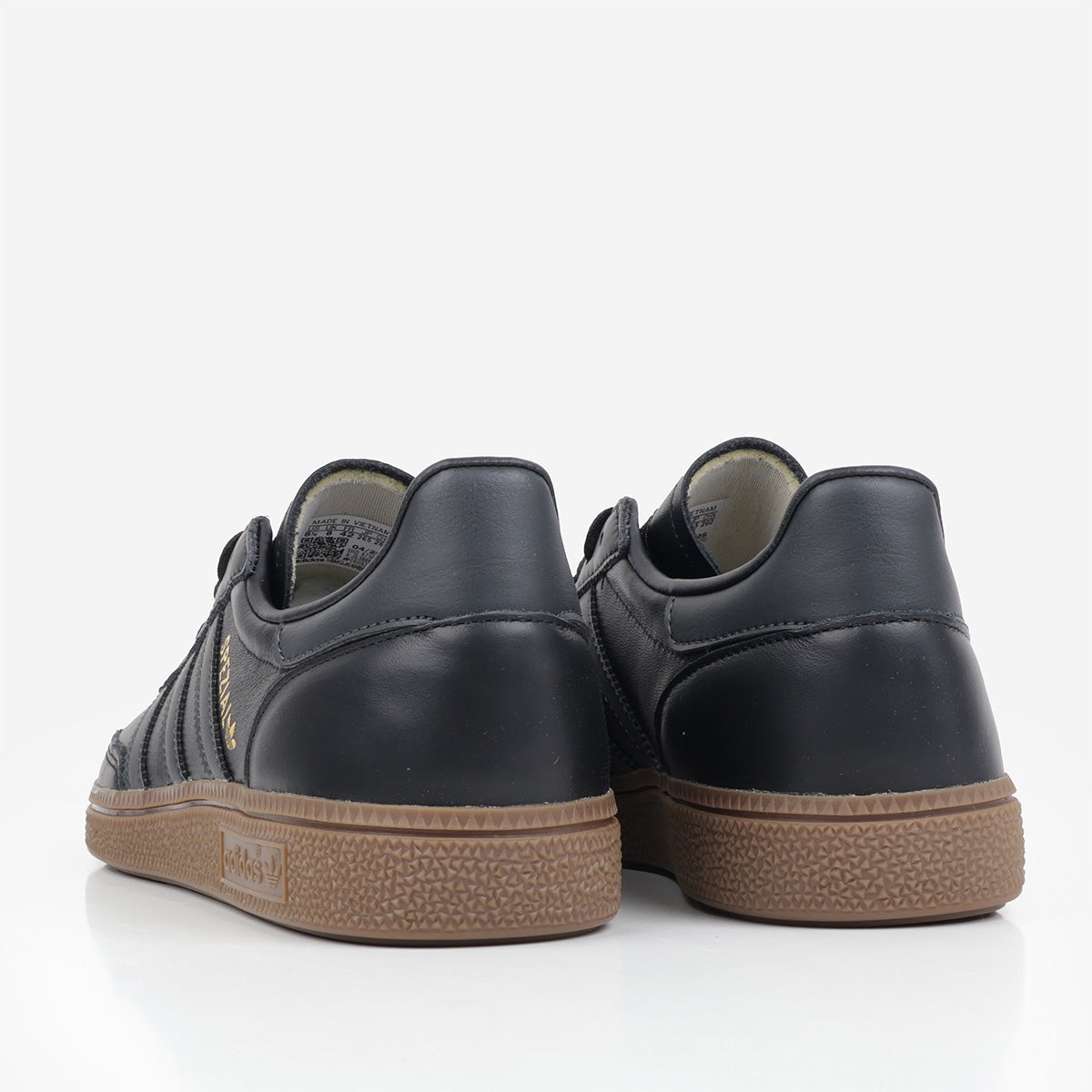 Adidas Originals Handball Spezial Shoes, Core Black Carbon Gold Metallic, Detail Shot 3