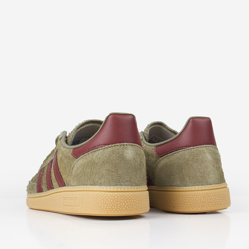 Adidas Originals Handball Spezial Shoes, Focus Olive Fox Brown Gum 3, Detail Shot 3