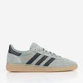 Adidas Originals Handball Spezial Shoes, Silver Green Core Black Gum 4, Detail Shot 1