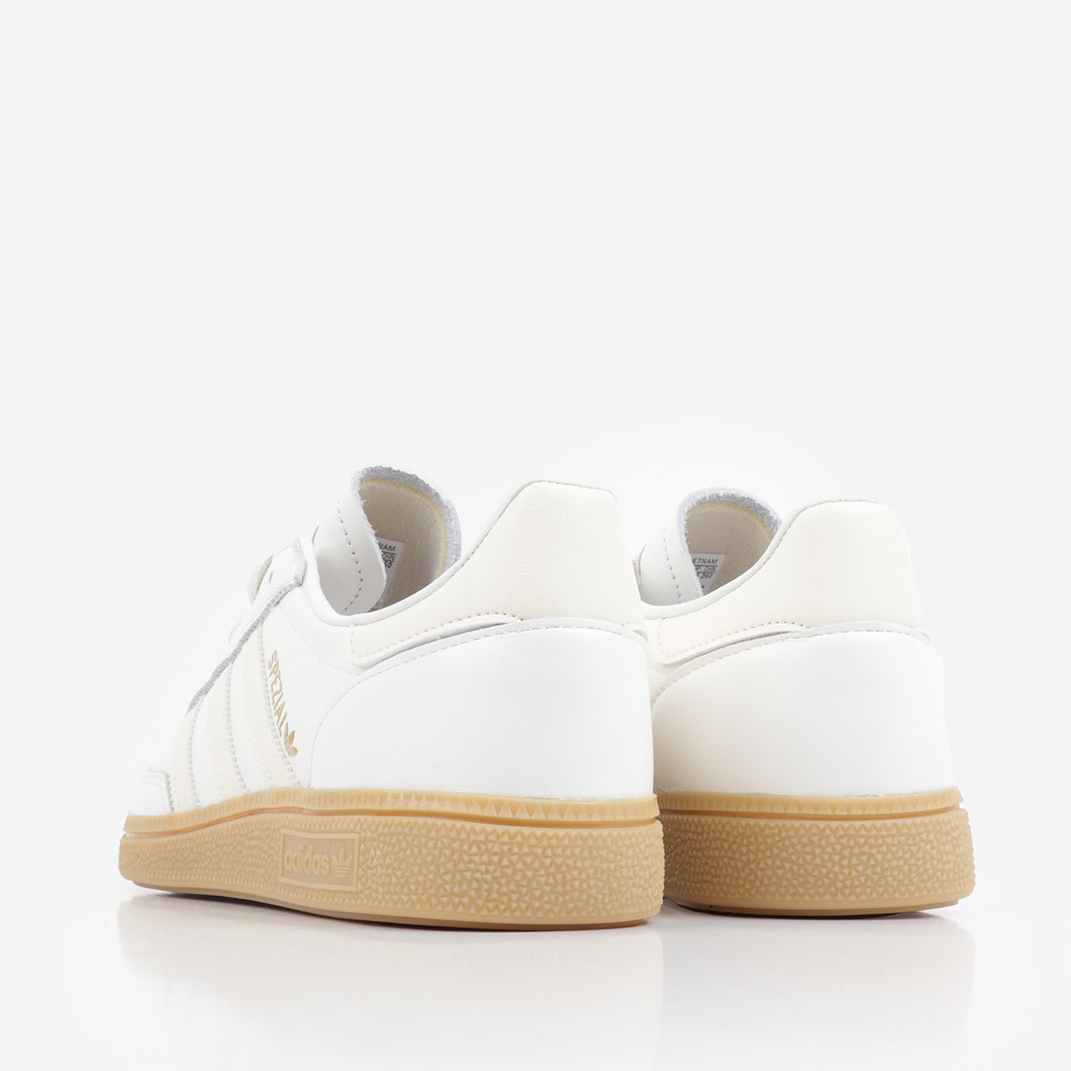 Adidas Originals Handball Spezial Shoes, Core White Wonder White Gum 3, Detail Shot 3