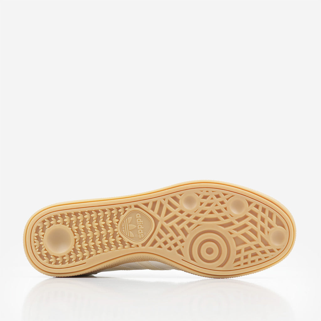 Adidas Originals Handball Spezial Shoes, Core White Wonder White Gum 3, Detail Shot 4