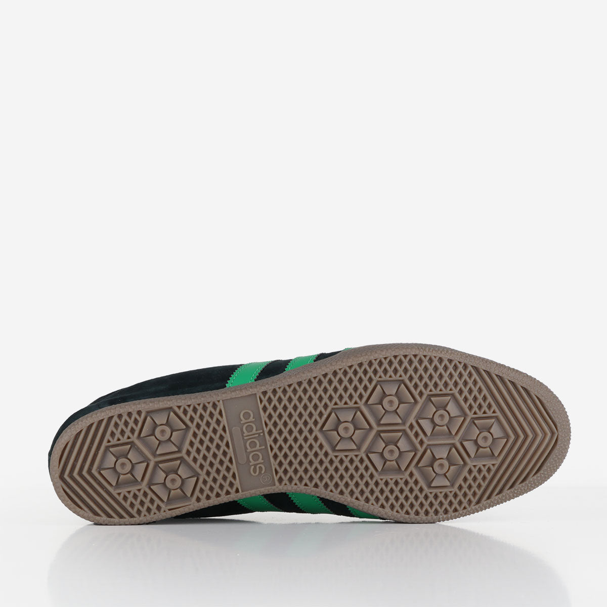 Adidas Originals London Shoes, Core Black Green Gum 5, Detail Shot 4