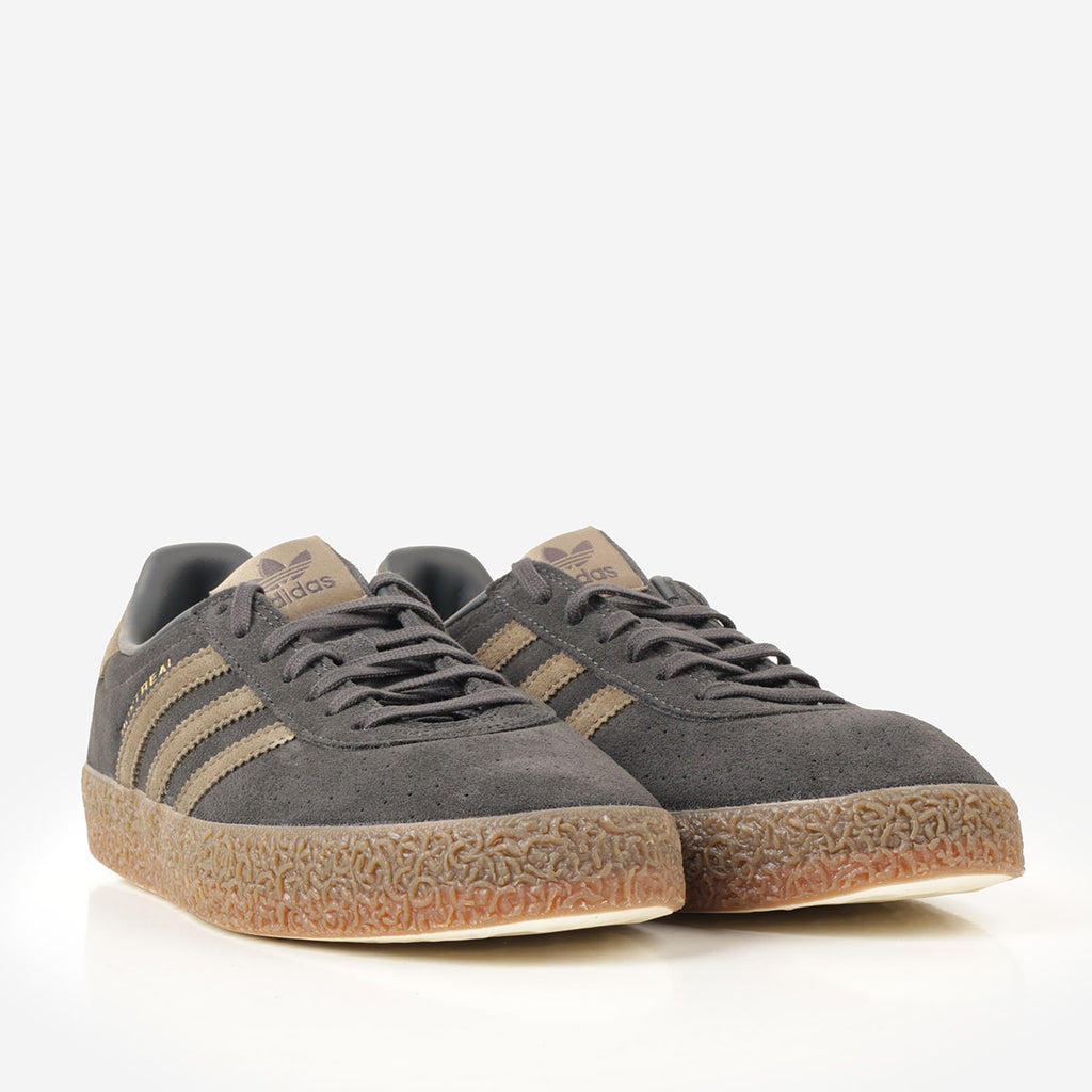 Adidas Originals Montreal RM Shoes, Carbon Olive Strata Gum 5, Detail Shot 2