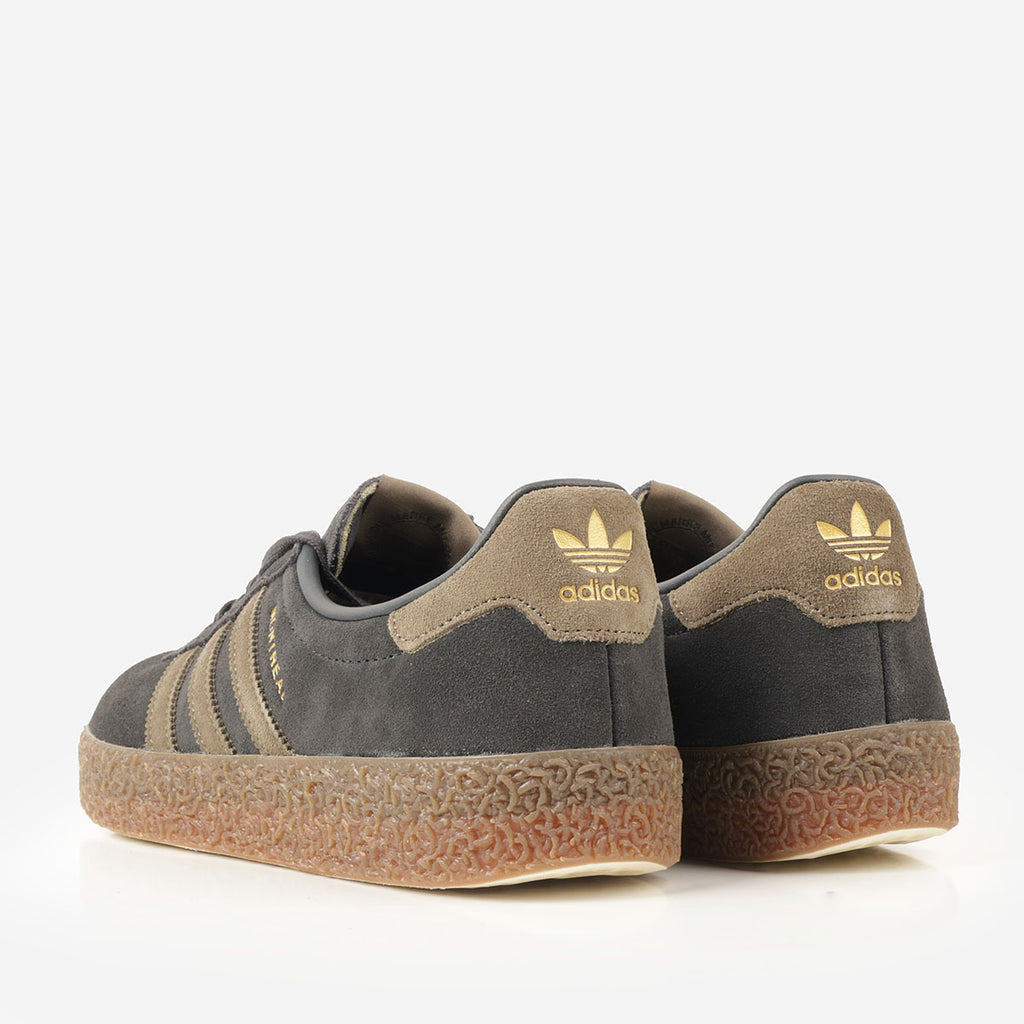 Adidas Originals Montreal RM Shoes, Carbon Olive Strata Gum 5, Detail Shot 3