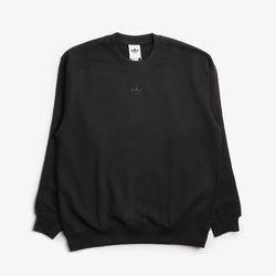 thumbnail Adidas Originals Premium Essentials Crew Sweatshirt, Black, Detail Shot 1
