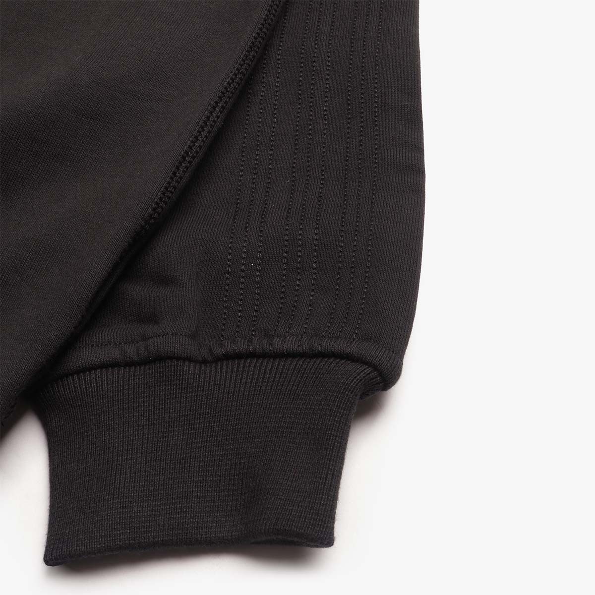 main Adidas Originals Premium Essentials Crew Sweatshirt, Black, Detail Shot 5