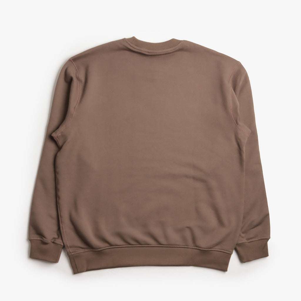 Adidas Originals Premium Essentials Crew Sweatshirt, Earth Strata, Detail Shot 2