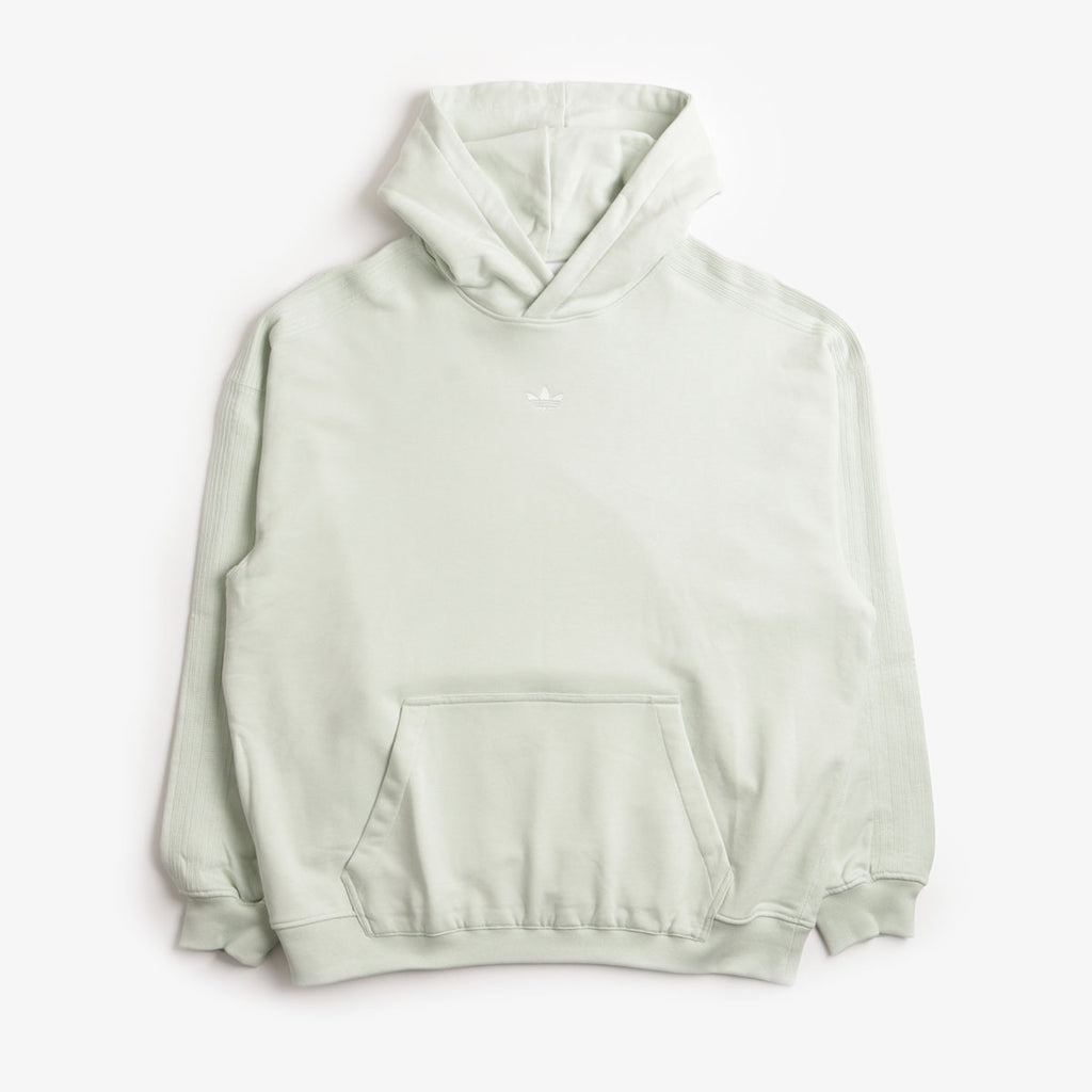 Adidas Originals Premium Essentials Hoodie, Linen Green, Detail Shot 1