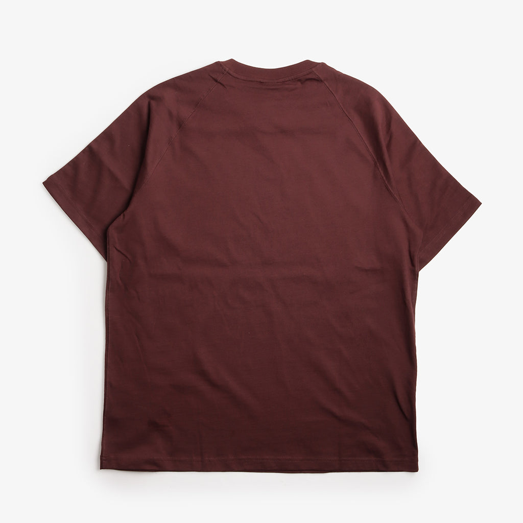 Adidas Originals Premium Essentials T-Shirt, Aurora Ruby, Detail Shot 2