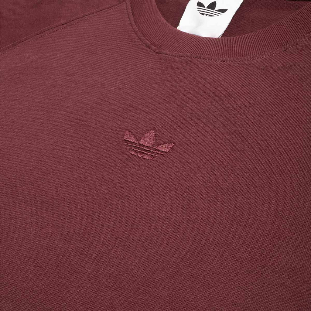 Adidas Originals Premium Essentials T-Shirt, Aurora Ruby, Detail Shot 3