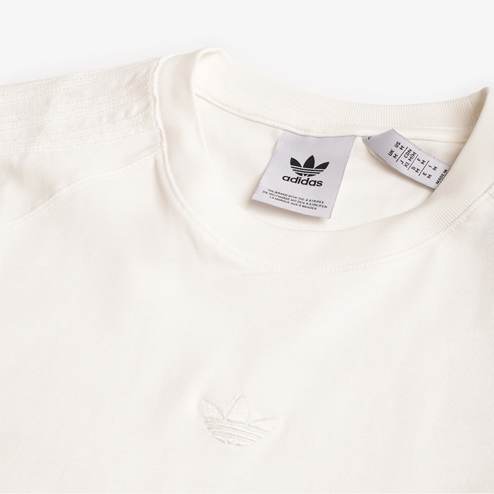 Adidas Originals Premium Essentials T-Shirt, Cloud White, Detail Shot 3