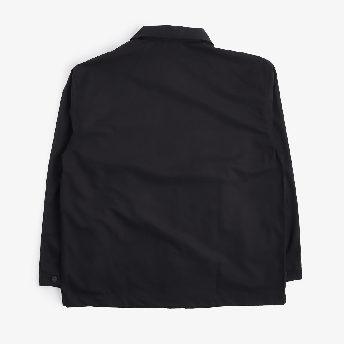 Adidas Originals Premium Essentials+ Overshirt, Black, Detail Shot 3