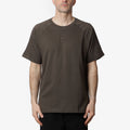 Adidas Originals Premium Essentials T-Shirt, Shadow Olive, Detail Shot 1