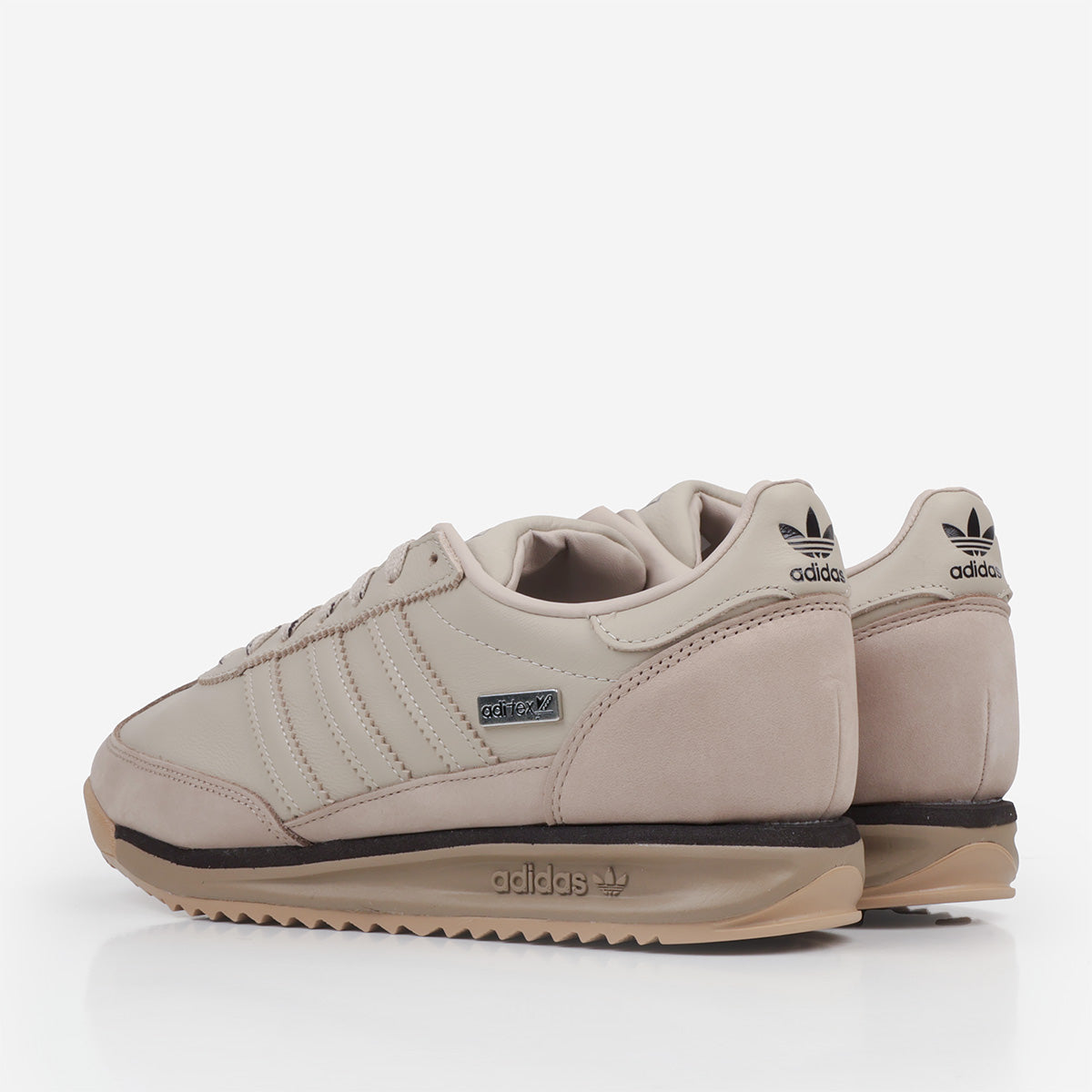 Adidas Originals SL 72 RS Shoes, Track Khaki Wonder Beige Dark Brown, Detail Shot 4