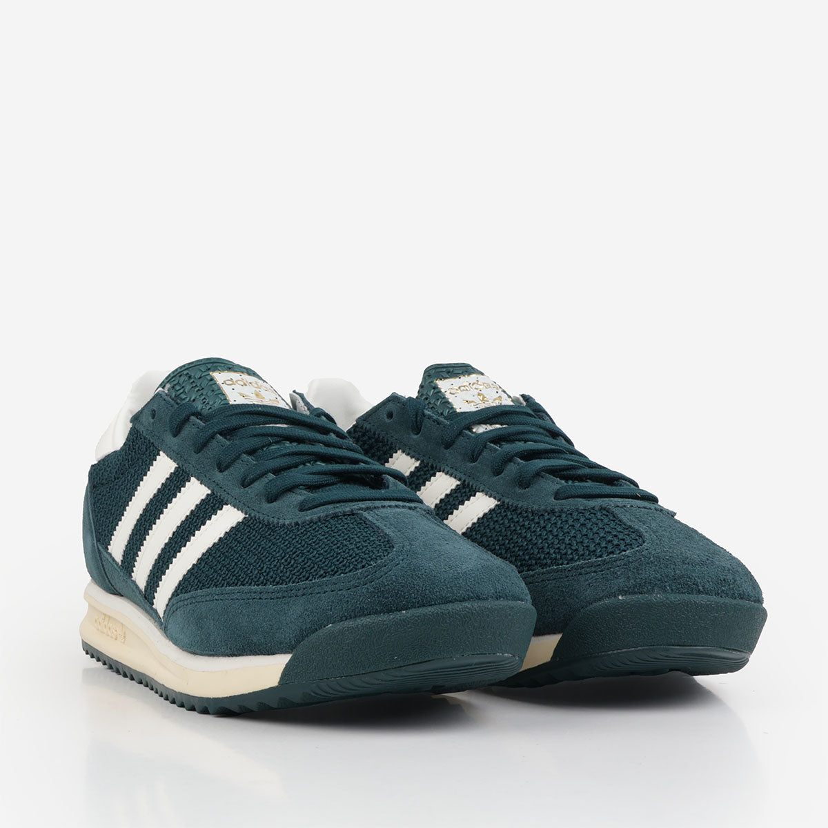 main Adidas Originals SL 72 RS Shoes, Aurora Ivy Off White, Detail Shot 2