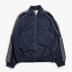thumbnail Adidas Originals SST Adicolor Denim Track Top, Indigo Denim, Detail Shot 1