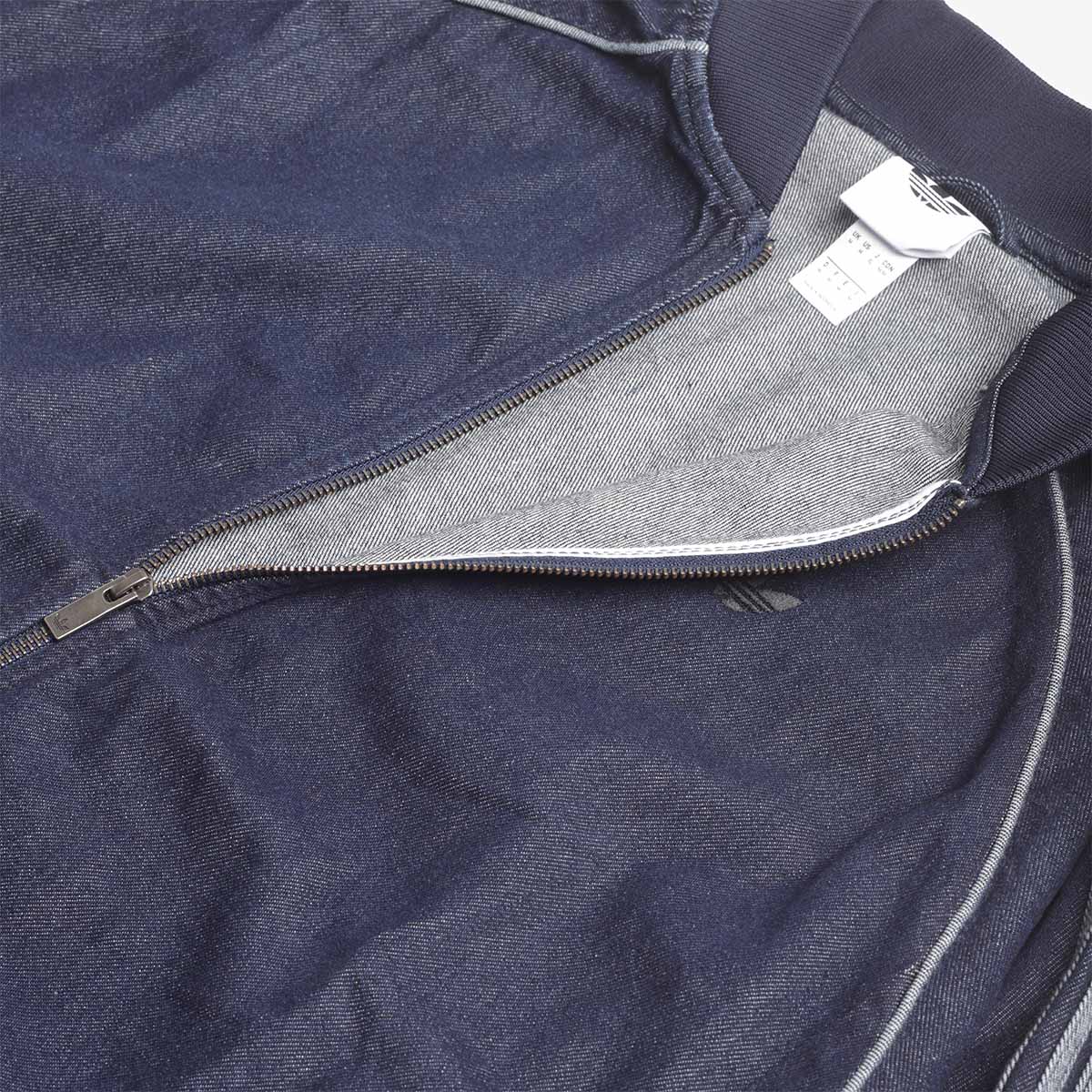 Adidas Originals SST Adicolor Denim Track Top, Indigo Denim, Detail Shot 4