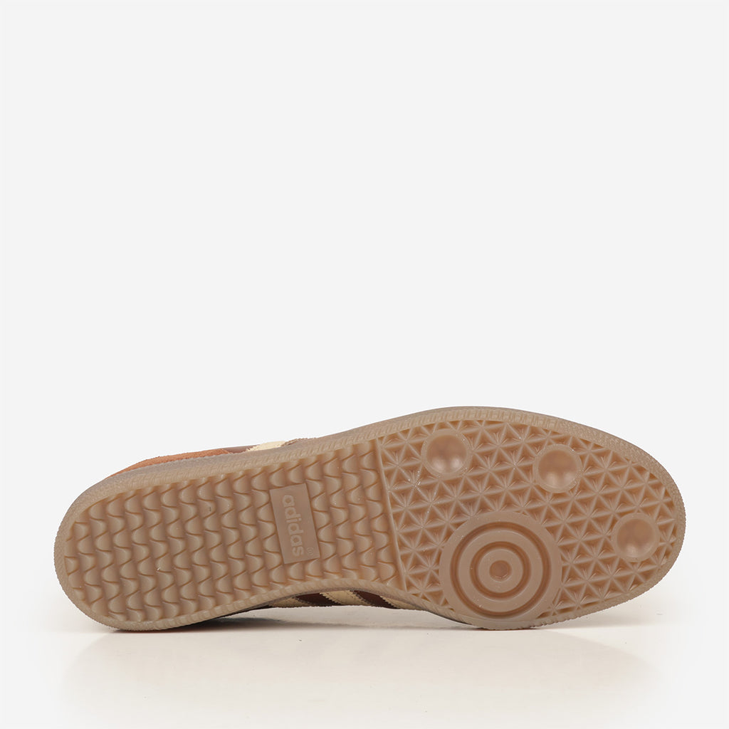 Adidas Originals Samba JP Shoes, Preloved Brown Sand Strata Dark Brown, Detail Shot 2