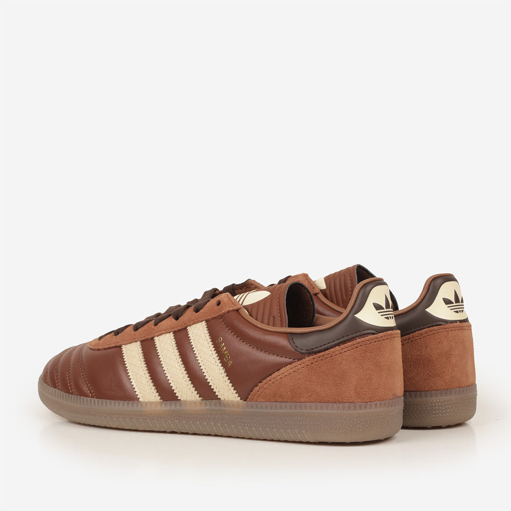 Adidas Originals Samba JP Shoes, Preloved Brown Sand Strata Dark Brown, Detail Shot 4