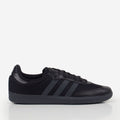 Adidas Originals Samba OG Shoes, Core Black Carbon Silver Metallic, Detail Shot 1