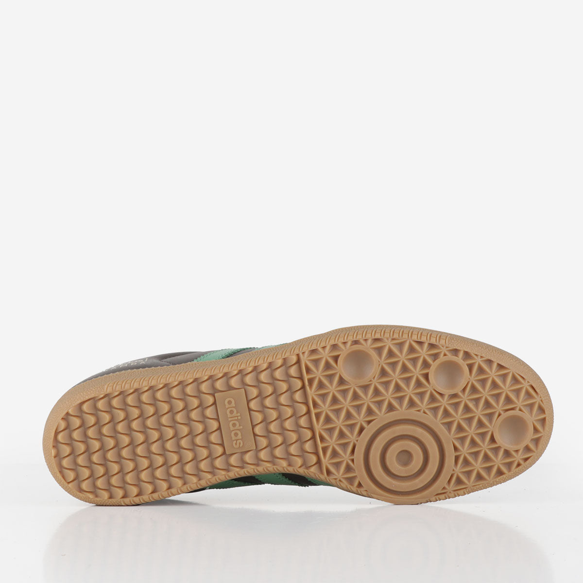 Adidas Originals Samba OG Shoes, Shadow Violet Preloved Green Gum 4, Detail Shot 4