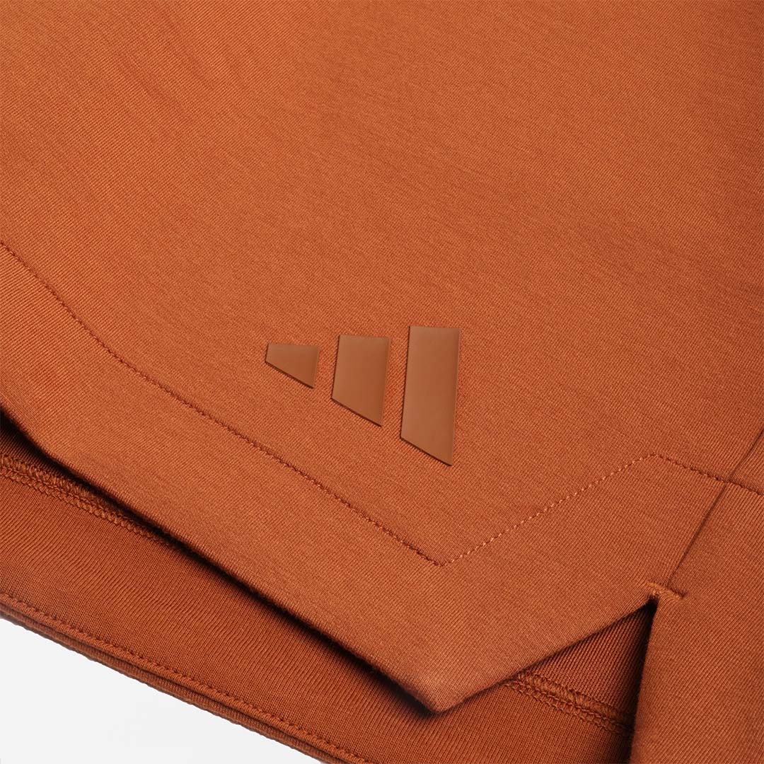 Adidas Originals Soft Lux Shorts, Dusky Bronze, Detail Shot 2