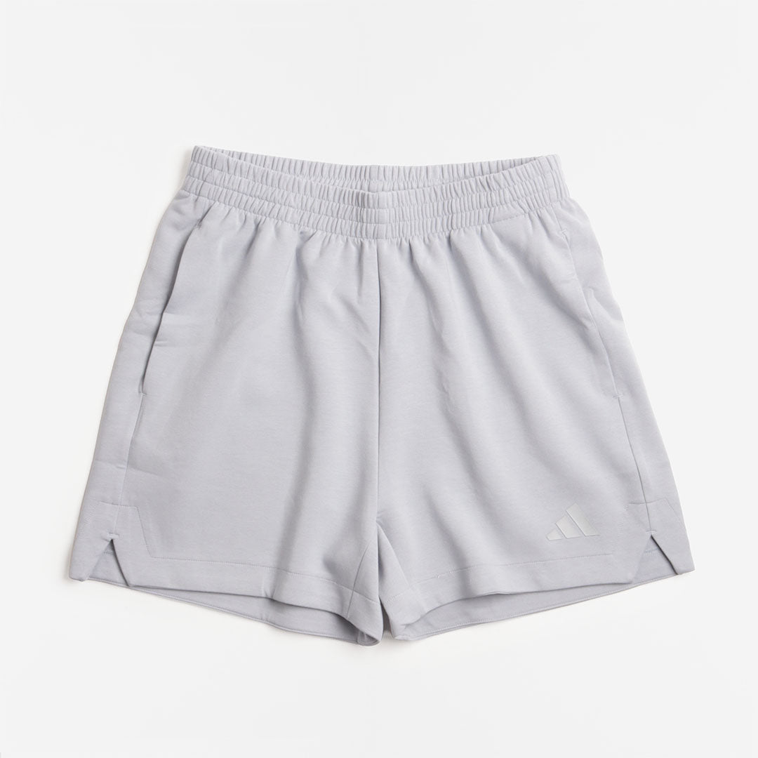 Adidas Originals Soft Lux Shorts, Halo Silver, Detail Shot 1